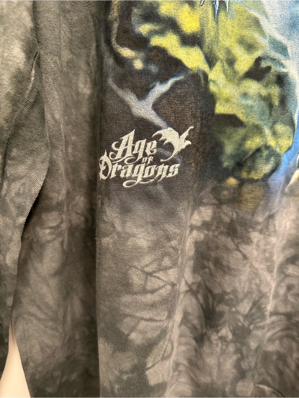 🐲💦💙 NWOT Anne Stokes Age of Dragons Long Sleeved T-shirt Sz. 3X 💙💦🐲 - Picture 3 of 6